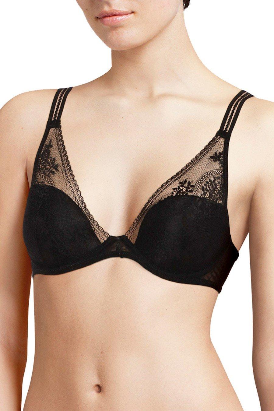 

Бюстгальтер із ущільненою чашкою Passionata (95468) 85B прозорий колір чорний