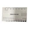 Guitar String Height Ruler Guitar String Measuring Tool Stainless Steel Texture for Musicians and Guitar Enthusiasts