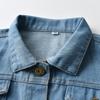Nuova Giacca di Jeans Primavera/Autunno con Strappi per Ragazzi e Ragazze
