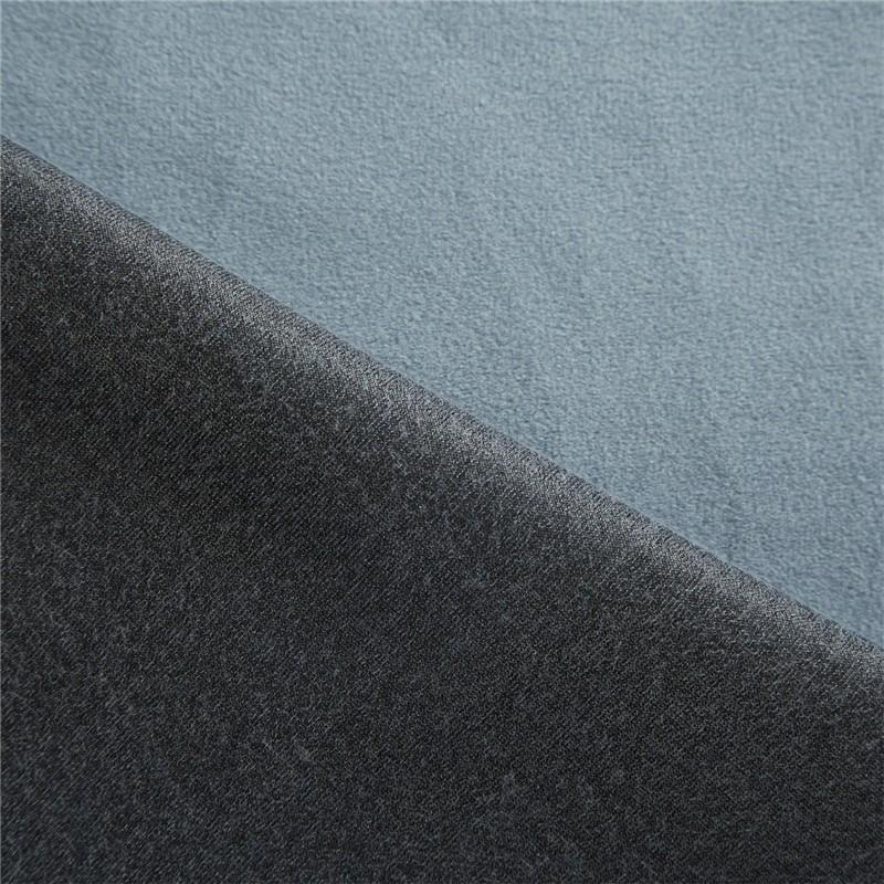 Fleece Solid Color Blackout Curtain Cloth, Living Room Bedroom Blackout Curtain Finished Multi-Color