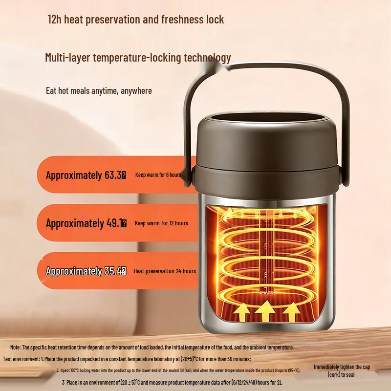 Supor KFV15AG20 304 Stainless Steel Insulated Lunch Pot