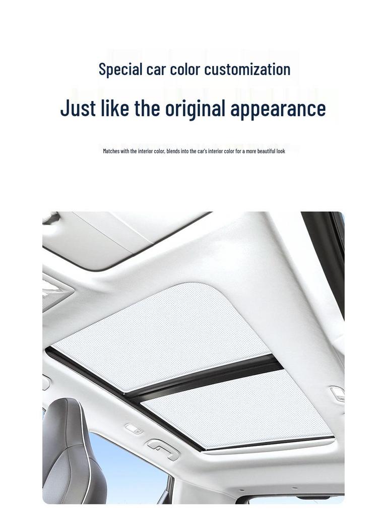 Dongfeng Jingyi X5 Sunroof Electrostatic Sunshade: Heat Insulation, Sun Protection, Privacy Shield, Opaque