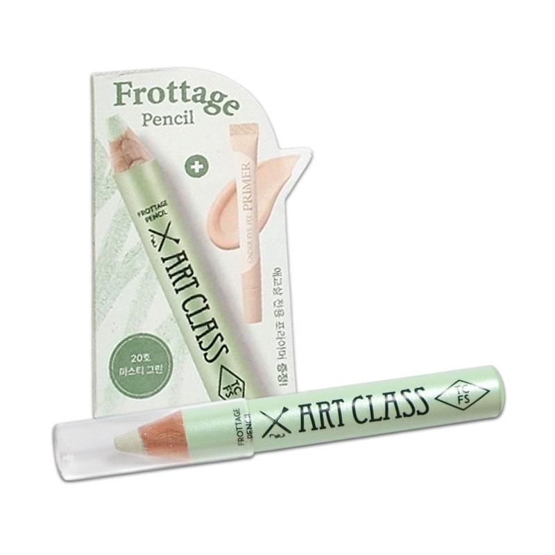 

Too Cool For School Protage Pencil 20 Misty Green Set (Pencil + Primer) Soft Olive Shimmer Eye Shadow Pencil 20 Misty Green