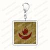 Hot Game Pennant Keychains for Women Accessories Bag Mount Blade Emblem Keyrings Jewelry Friends Fans Gaming Gifts
