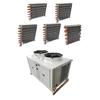 Shellless Refrigerator Condenser Heat Exchanger Easy Install DIY Copper Tube Aluminum Fin Condenser Water Cooling Radiator Parts