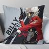 Billy Kid Anime ZZenless Zone Zero Pillow Case Fashion Square Pillowcase Bedroom Sofa Room Ins Decoration Leisure