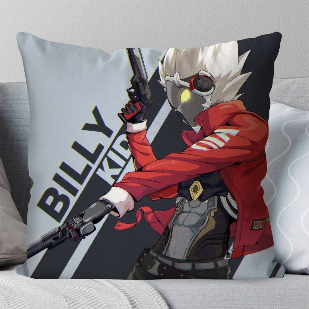 Billy Kid Anime ZZenless Zone Zero Pillow Case Fashion Square Pillowcase Bedroom Sofa Room Ins Decoration Leisure