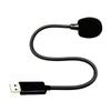 USB/Type C Microphone 360 Degree Adjustable Gooseneck Noise Canceling Technology External Gaming Microphone
