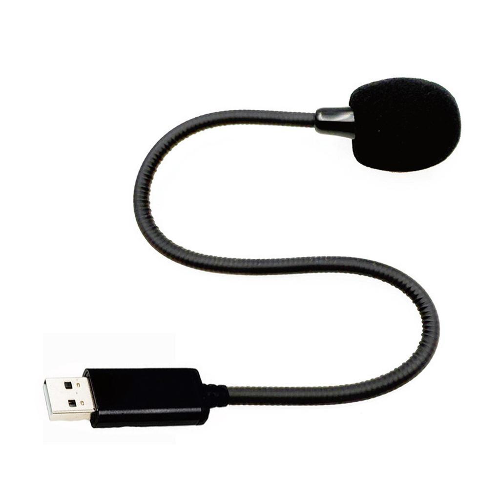 USB/Type C Microphone 360 Degree Adjustable Gooseneck Noise Canceling Technology External Gaming Microphone
