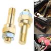 2PCS Studs Side Post Battery Terminal Adapter Bolt Standard Battery Side Post Extender Studs Brass and Long