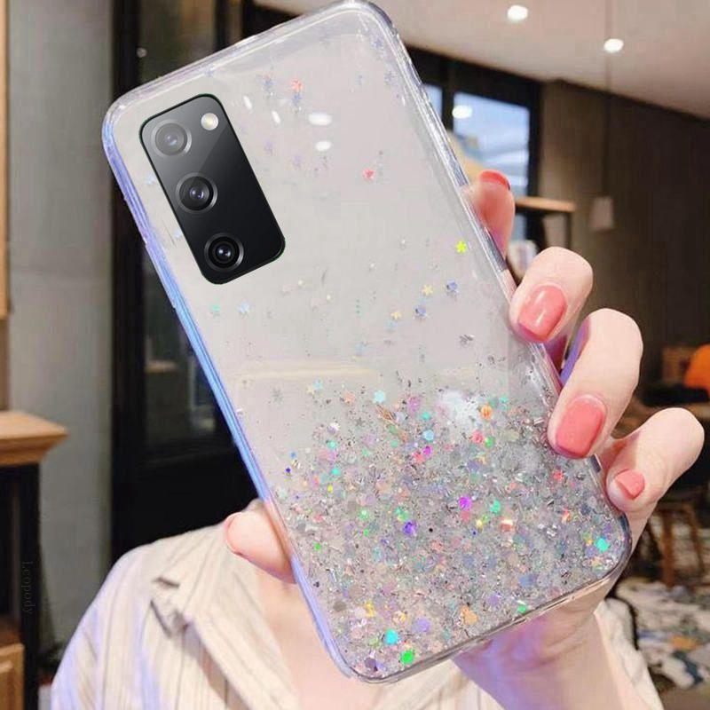 Luxury Bling Glitter Phone Case For Samsung A01 A21S A51 S20 FE A11 A31 Back cover for Galaxy S 20 A 11 31 21S 51 back cases