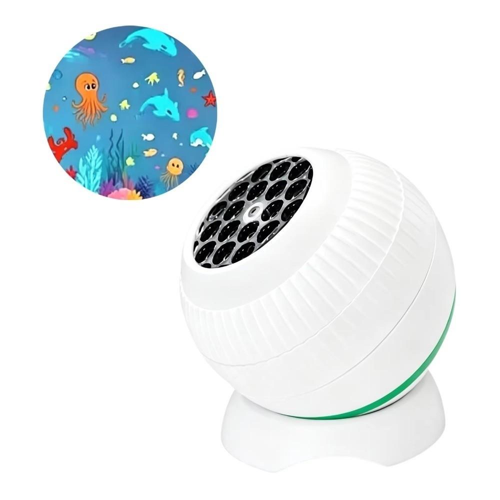 360° Dönen Okyanus Projektör Işığı Dinamik Projektör Yıldızlı Gökyüzü Projeksiyonu Dinamik Gece Lambası USB Dekoratif Lamba