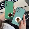 Coffee Phone Case For Samsung Galaxy A13,21s,22,31,32,52,53,71,80,A91 Soft Black Shell