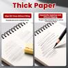 Flip-up Art Sketchbook Kraft Paper Spiral Notebook Simple Blank Painting Paper  Art Student