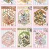 3D Miniature Scene Stickers Cartoon 8 Sences Landscape Sticker Book Stacking Pasting Mini Cabin Scene DIY Sticker DIY Creative
