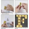 Objets décoratifs - honphier - lettres lumineuses - led - piles incluses - plastique abs