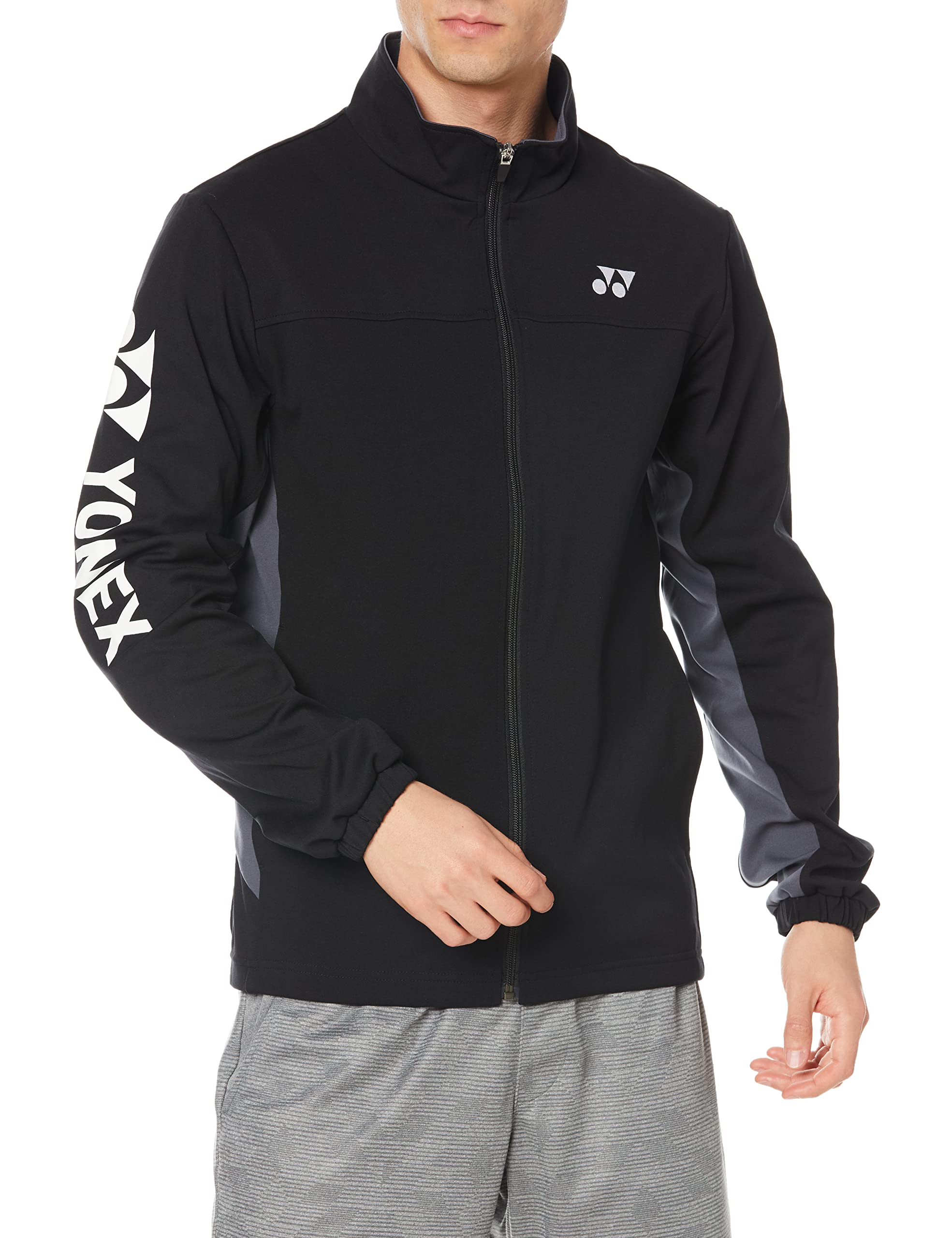 

Трикотажная футболка Yonex черная размер M для разминки (Подходящий стиль), (007),