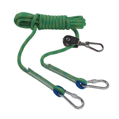 Dog Tie Out Cable Reflective 360 Degree Rotating Pulley Dog Runner Cable for Outdoor Camping Yard
