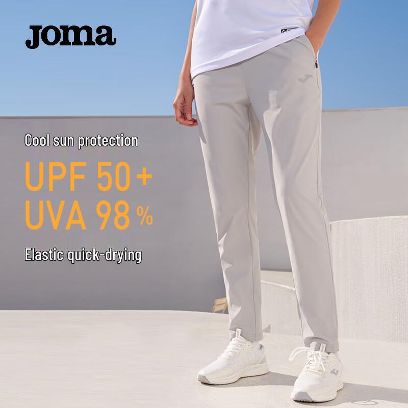 Мужские летние спортивные брюки JOMA с защитой от солнца, вязаные 5XL светло-серый