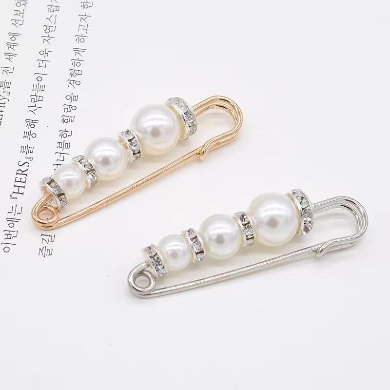 Pin Kleid Strass Dekoration Schnalle Schmuck Broschen für Männer Frauen Brosche Hijab