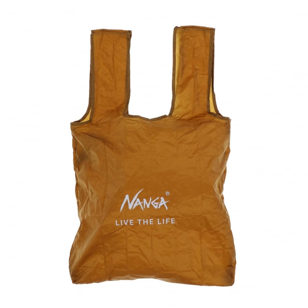 Nanga Trekking Eco Bag, Pocketable Eco Bag, LIVE THE LIFE, 2024 Model, N1ELGL93 GLD