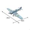 1:48 Fighter Building Kits Aircraft Model Birthday Gift for Kids Adults Table Decoration DIY