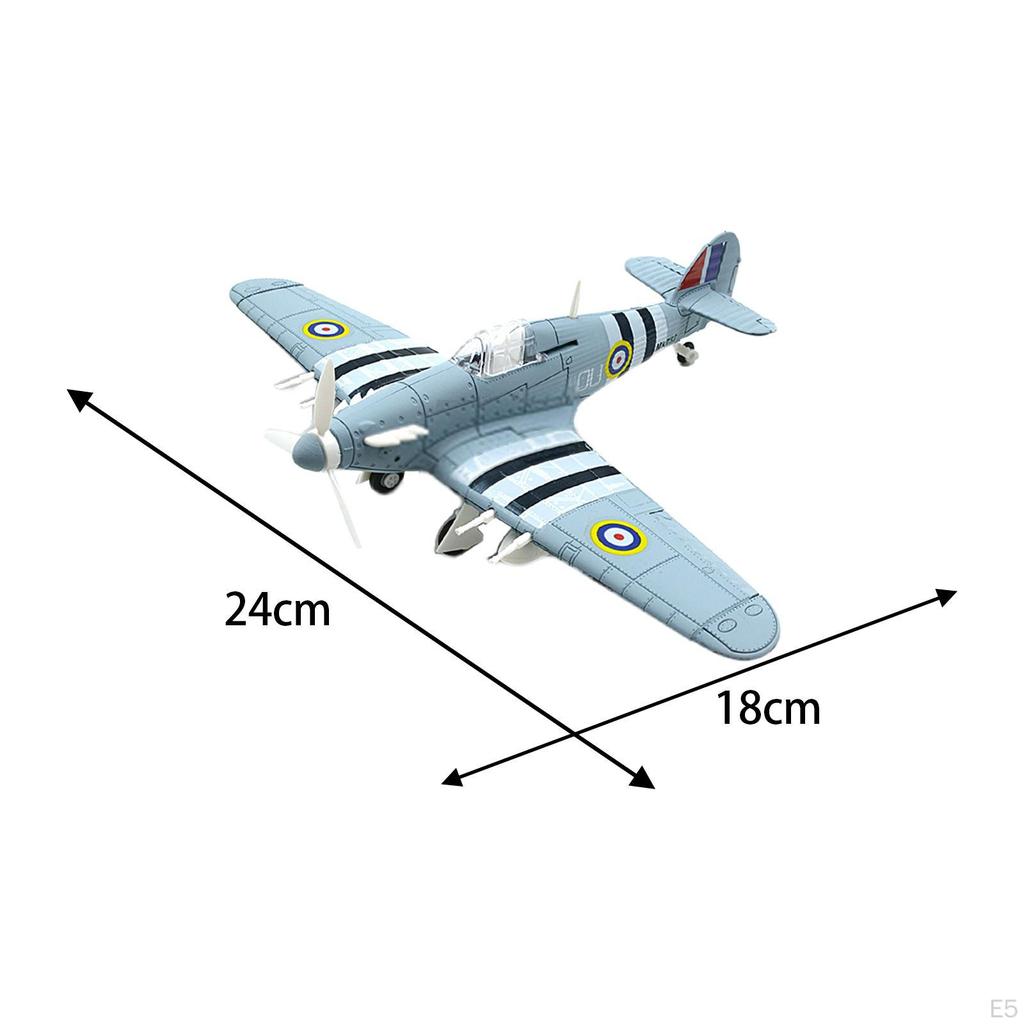 1:48 Fighter Building Kits Aircraft Model Birthday Gift for Kids Adults Table Decoration DIY
