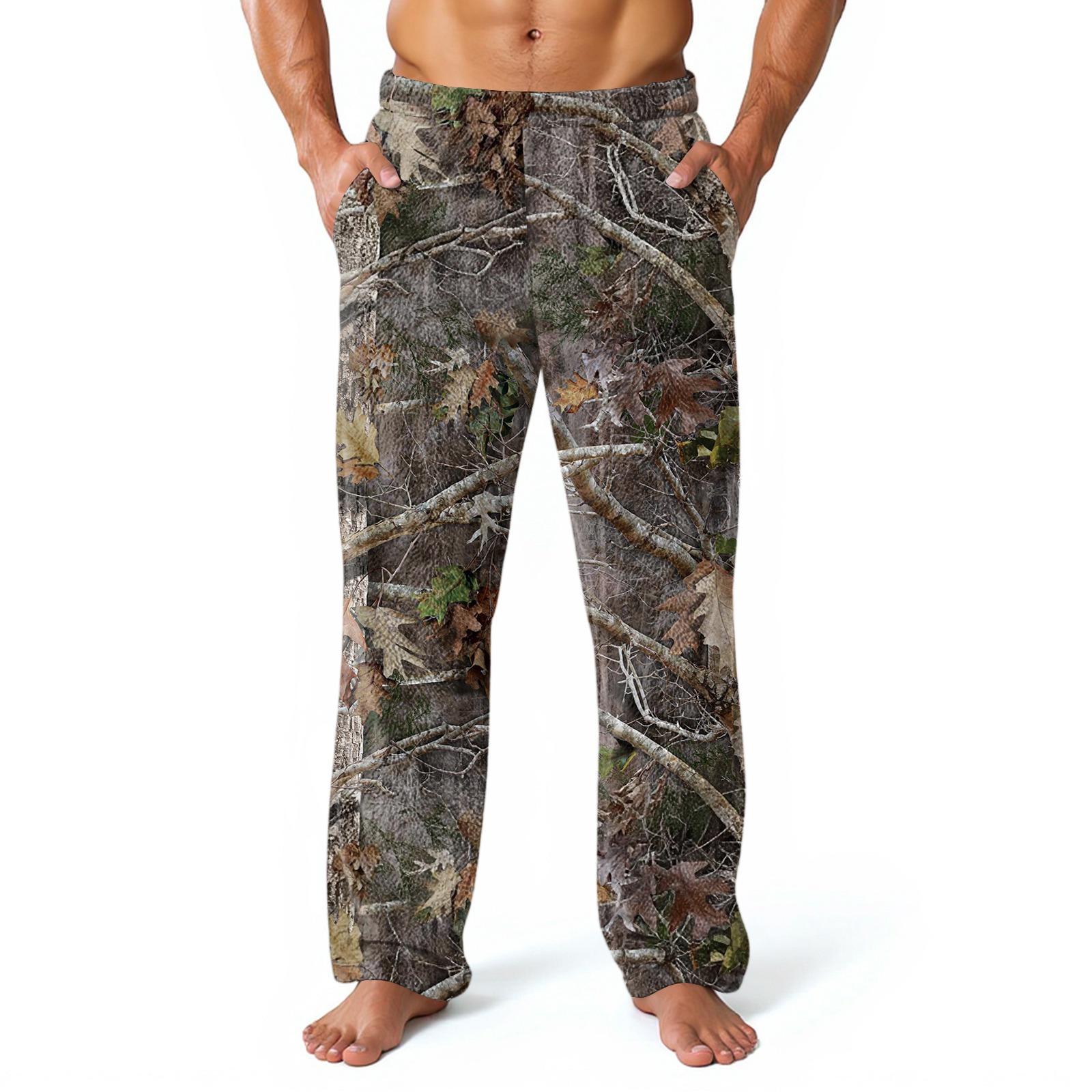 

Mens Pajama Bottoms ComfyPants With Pockets Soft Loungewear Sleepwear Casual Pajamas Pant XL