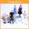 Encantador Conjunto de 5 Peças Rainha da Neve Anna Elsa Frozen 2 Olaf Sven Kristoff Figuras de Ação