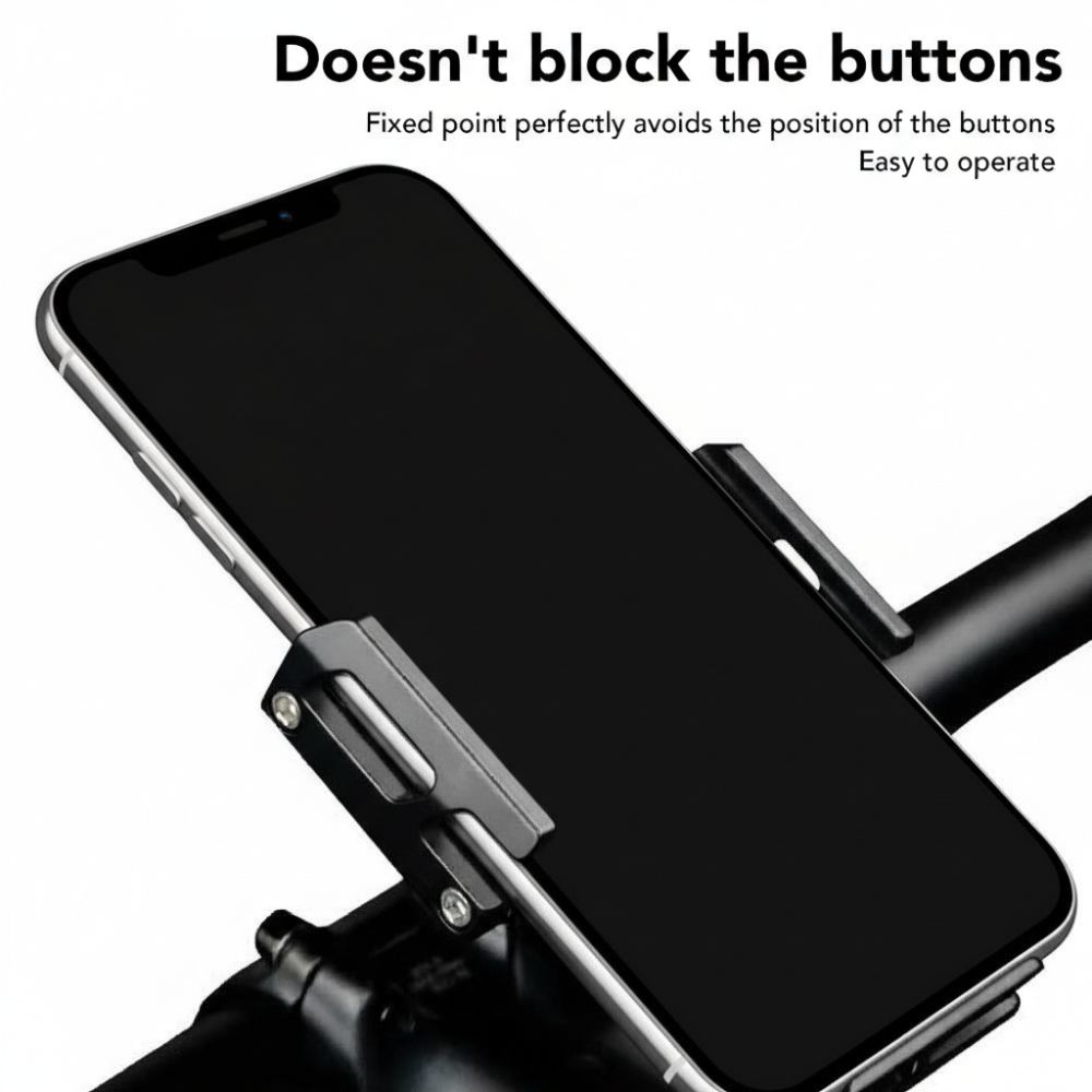 Width Adjustable Bicycle Stem Phone Mount for 4.2‑6.8 inch cell phones Cycling Equipment