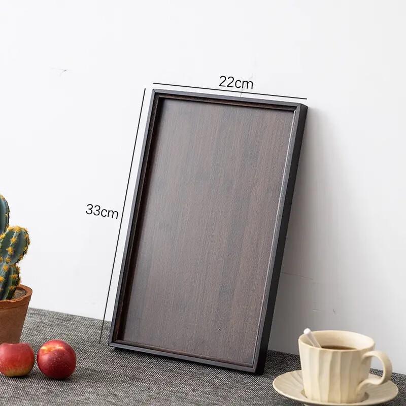 

ZISIZ Walnut Bamboo Wood Craft Tray (2-Pack)