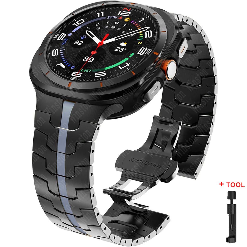 Bracelet for Samsung Galaxy Watch Ultra 2025 Correa Stainless Steel Metal Band for Samsung Ultra 7 Galaxy Ultra 47MM Wrist Strap