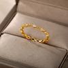 Simple Zircon Rings For Women Charming Couple Wedding Ring Gothic Minimalism Jewelry Accessories Gift Anillos Mujer