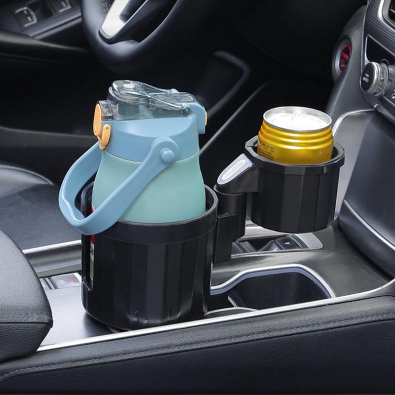 Auto-Innenzubehör Universeller Getränkehalter Auto-Wasserbecherhalter Erweiterbare Basis Doppelter Auto-Becherhalter-Expander