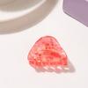 Hair Claw Triangle Hollow Design Back Head Hair Clip Anti-slip Teeth Strong Grip Shower Hair Clamp Versatile Use Hair Accessory