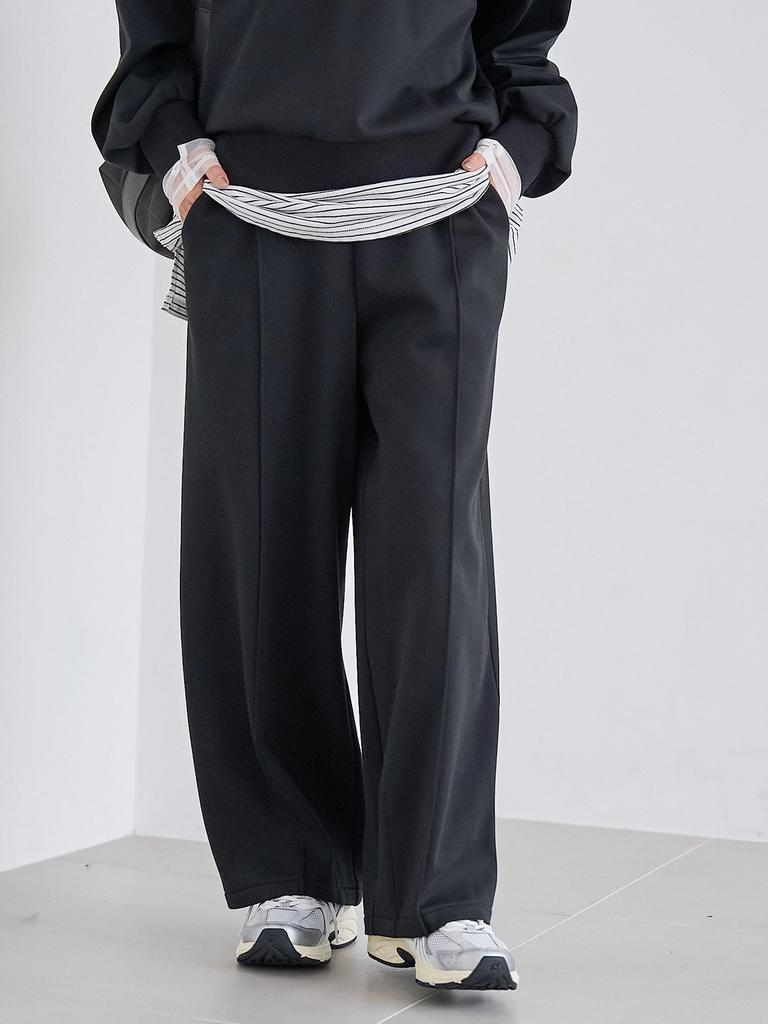 Cohen REVERSE WARM Warm Sweat Wide Curve Pants, 76406000023 0950 BLACK(09), M