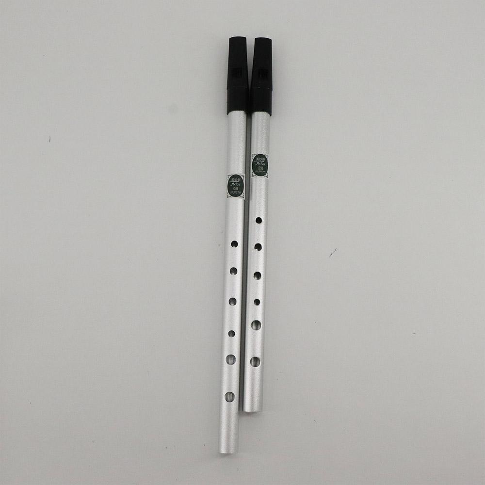 

Irish Whistle Musical Instrument C/D Key Whistle Flute Ireland Flute Tin Penny Whistle 6 Hole Flute silver-C key