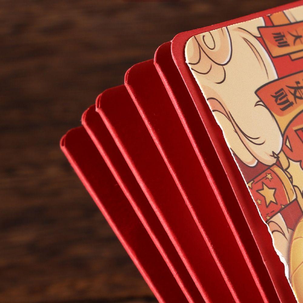 Cute Zodiac Dragon Red Envelope National Style Cartoon Red Bag Folding Red Packet  Festival Gift