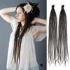 24 Inch DreadLock Extensions Handmade Thin And Soft Reggae Hip-Hop Style Synthetic DreadLock Extensions Crochet Hair for Women