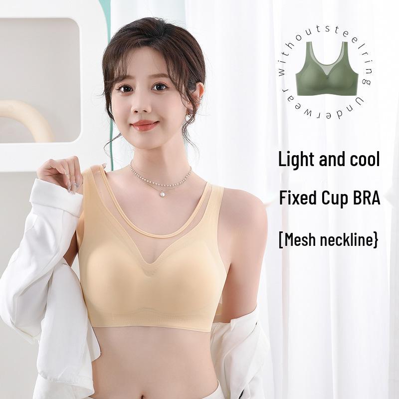 Seamless Plus Size Anti-Sag Sports Bra: Shockproof, Side Support, Bust Minimizing Vest