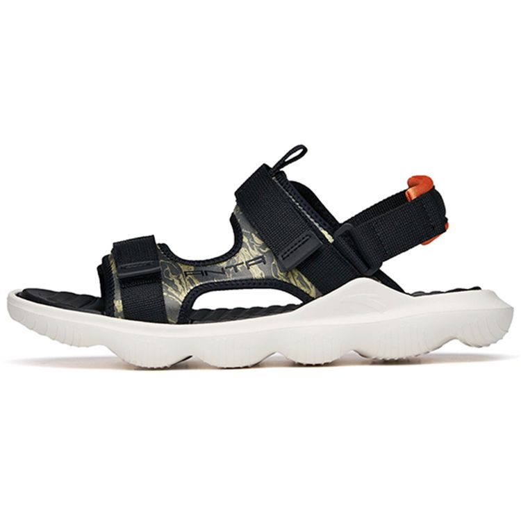 Anta Lightweight Beach Sandals Men Footwear Green Black 112238505-4 40