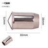 2" 2.5" Steel Exhaust Can Muffler Pipe Baffle DB Killer Silencer Reduces Sound Removable 51MM 60MM For Yamaha Suzuki Dit Bike