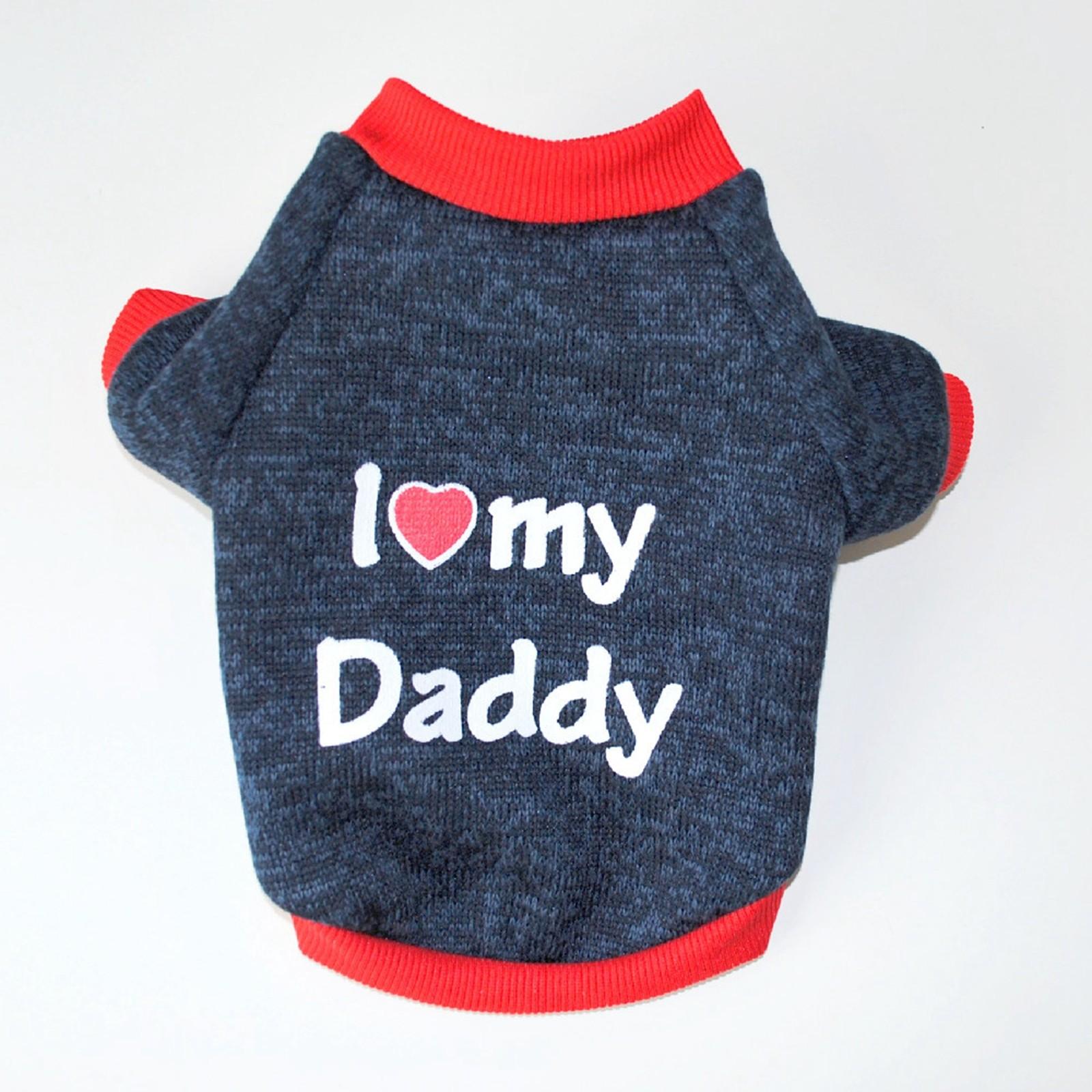 

Теплий светр Одяг для собак Теплий одяг для домашніх тварин Шуба для собак Тепла осінньо-зимова шуба для котів XS Темно-синій