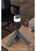 Portable Rechargeable Spotlight: Multifunctional, Dimmable, Retractable, with Remote and Four-Color Ambient Light.