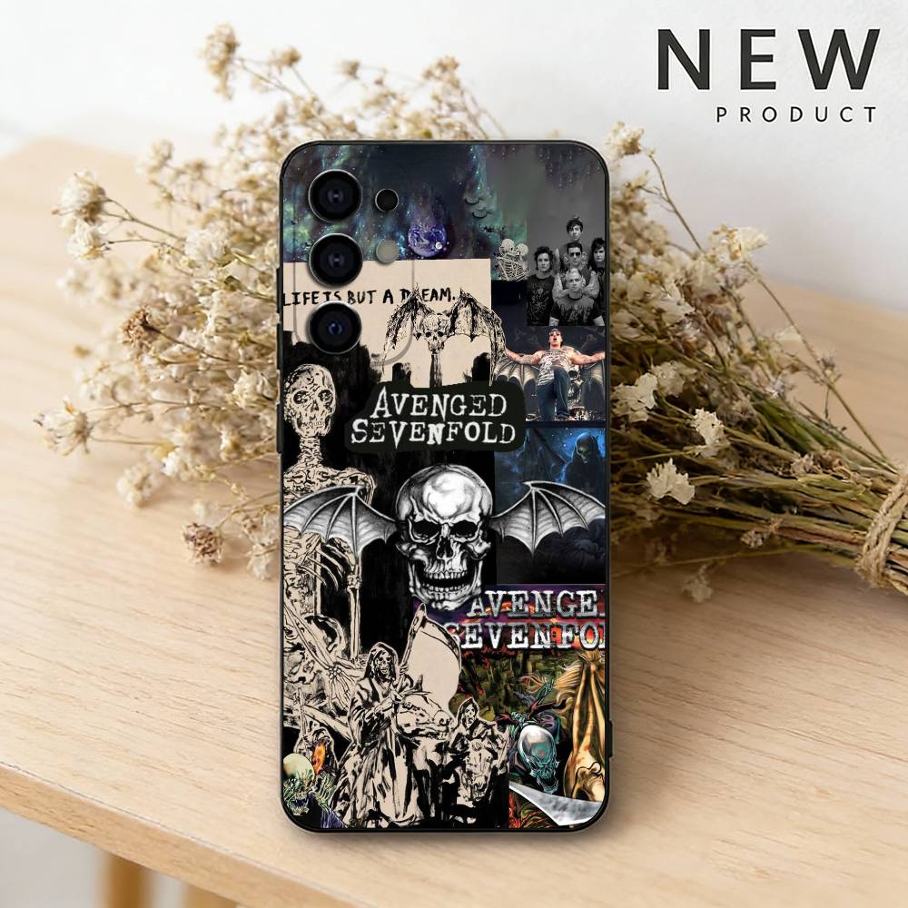 Band A-Avenged S-Sevenfold Phone Case For Samsung S26,25,24,23,22,21,20,30,Ultra,Plus,Fe,Lite Black Shell