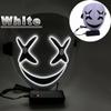 Kreative Led Halloween Clown Glow Maske Weiß Grün Blau Rot Weinen Lächeln Clown