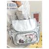 New Niche Multi-Purpose Backpack Transparent Ulzzang Cute Ita Bag Girl'S Class Crossbody Bag Itabag Cartoon Student Backpack