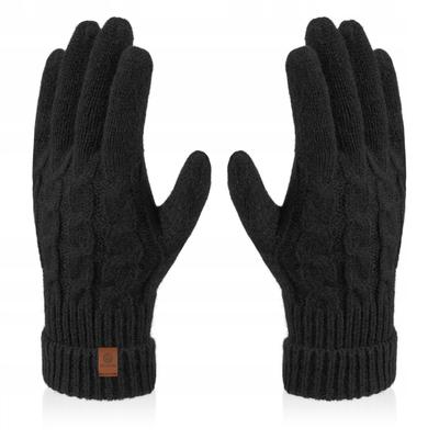 BRD-BK-01 BLACK Women' WINTER Gloves