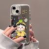 For New Apple Phone Case for Apple Phone Case Crayon Shin-chan for Apple 13 Transparent Phone Case for Apple Phone Case Summer