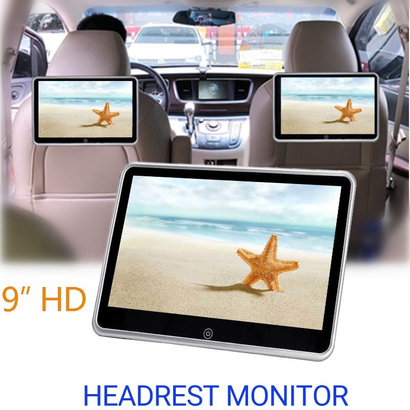 12V 10.1 Inches Car Headrest Monitor Auto Multimedia MP4 MP5 Video Player TFT HD LCD Display Touch Screen bluetooth/USB/FM